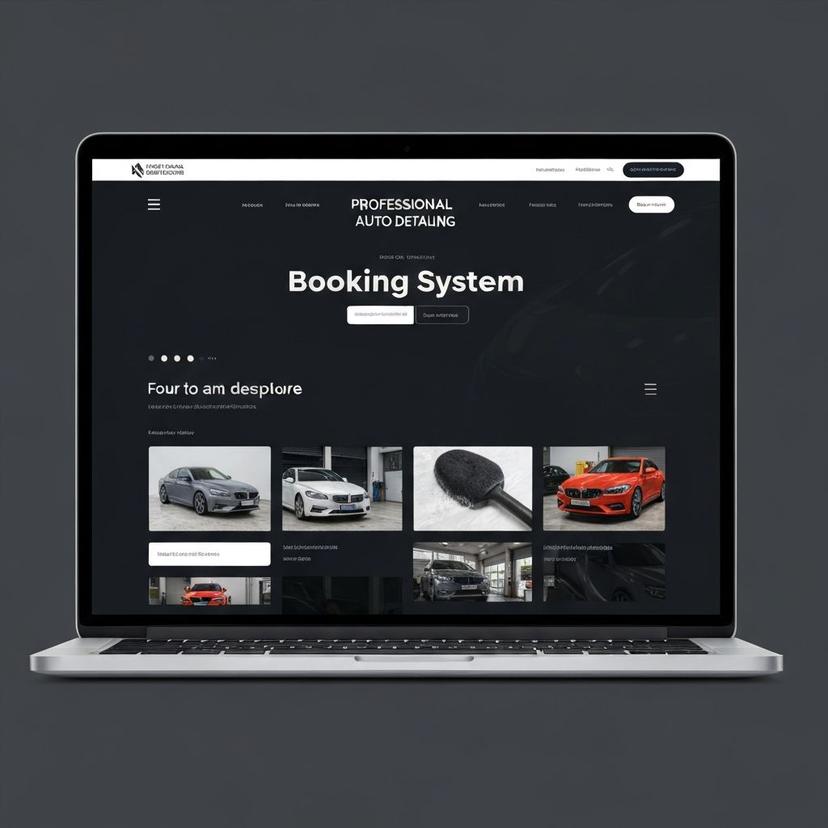 Car Wash website design