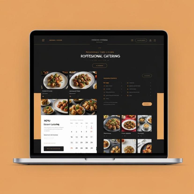 Catering website design