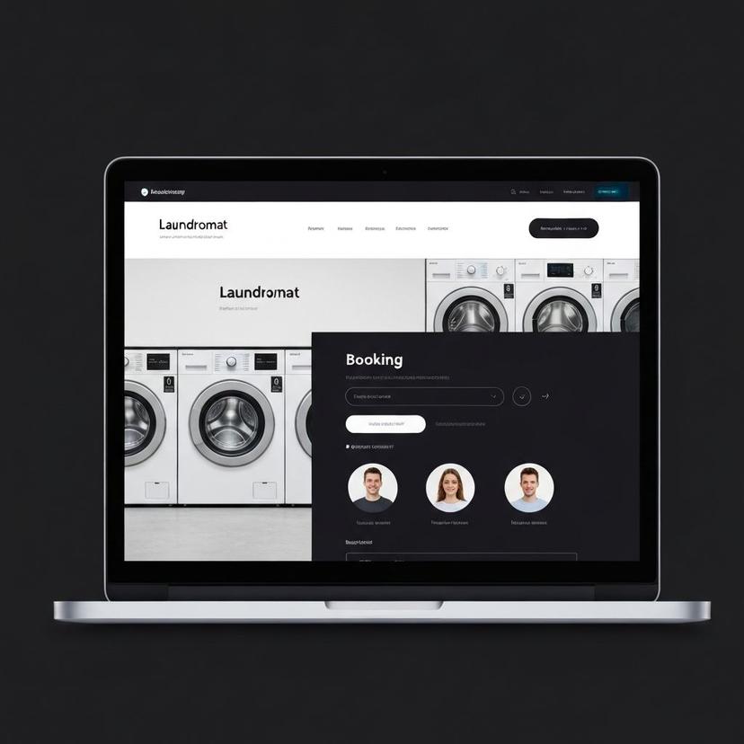 Laundromat website design
