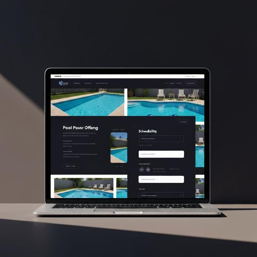 Pool Cleaning website design