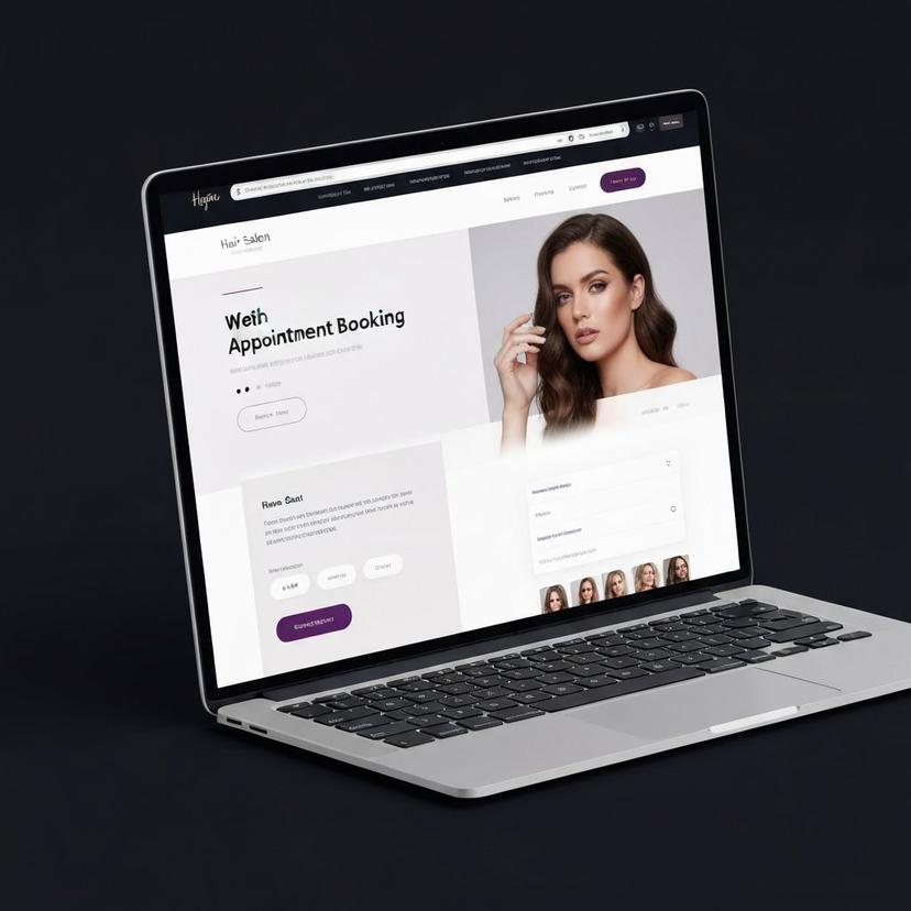 Hair Salon website design