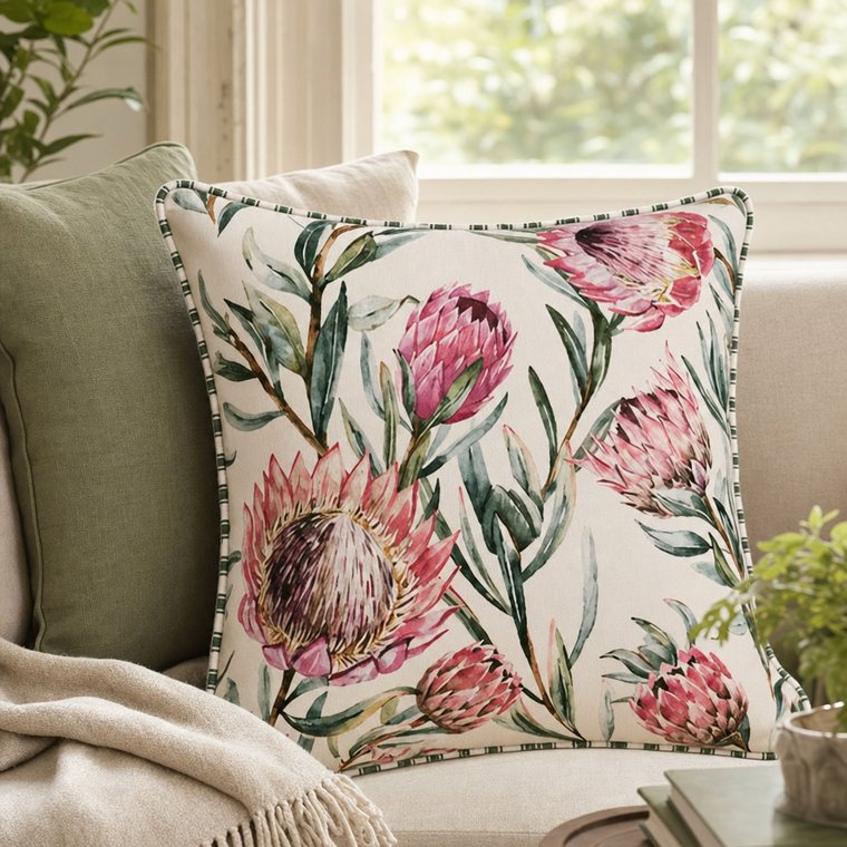 King Protea Cushion — Intellium product visual